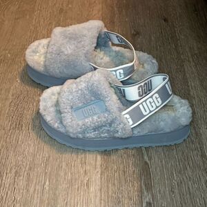 UGG Shearling Slingback Platform